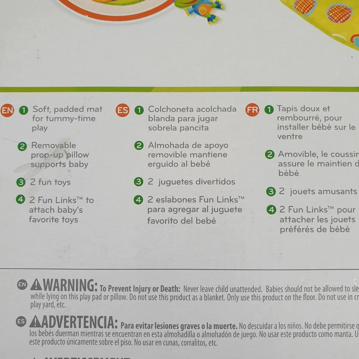 Bright Starts baby mat - Image 4