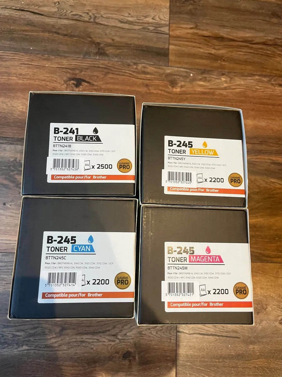 Set of Compatible Brother TN241/245 Toners - Image 1
