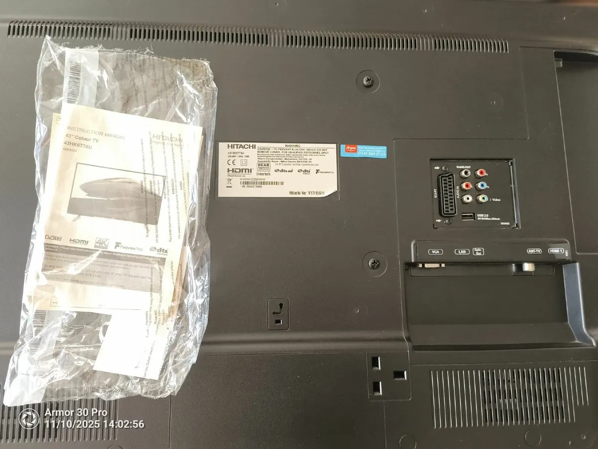 Hitachi 43 Inch Full HD Smart LED TV - Image 3