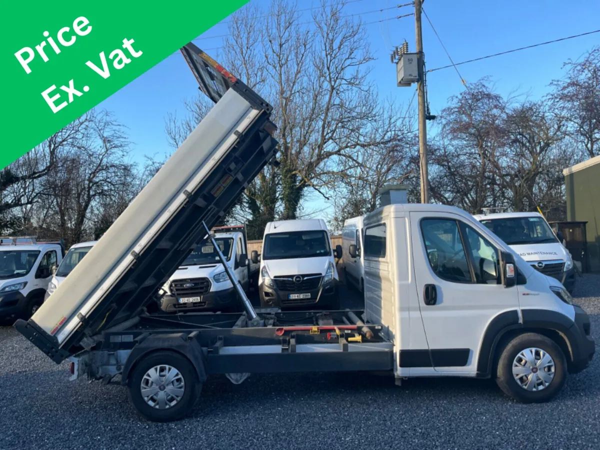 Fiat Ducato S/Cab 3 Way Tipper 2.3L Diesel 140BHP - Image 1