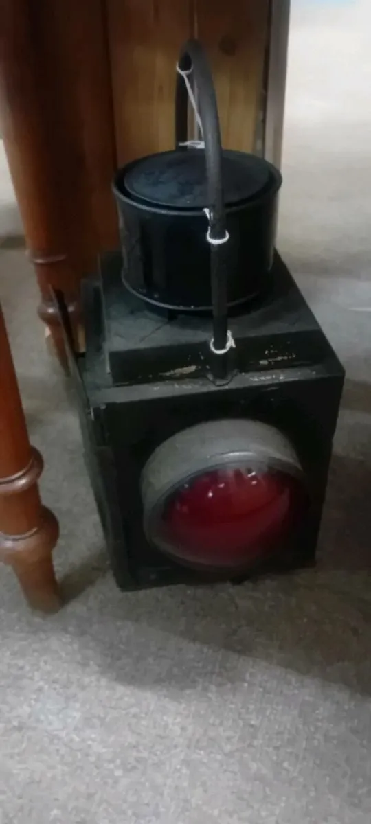 Early 20th Century Railway Lamp - Image 1