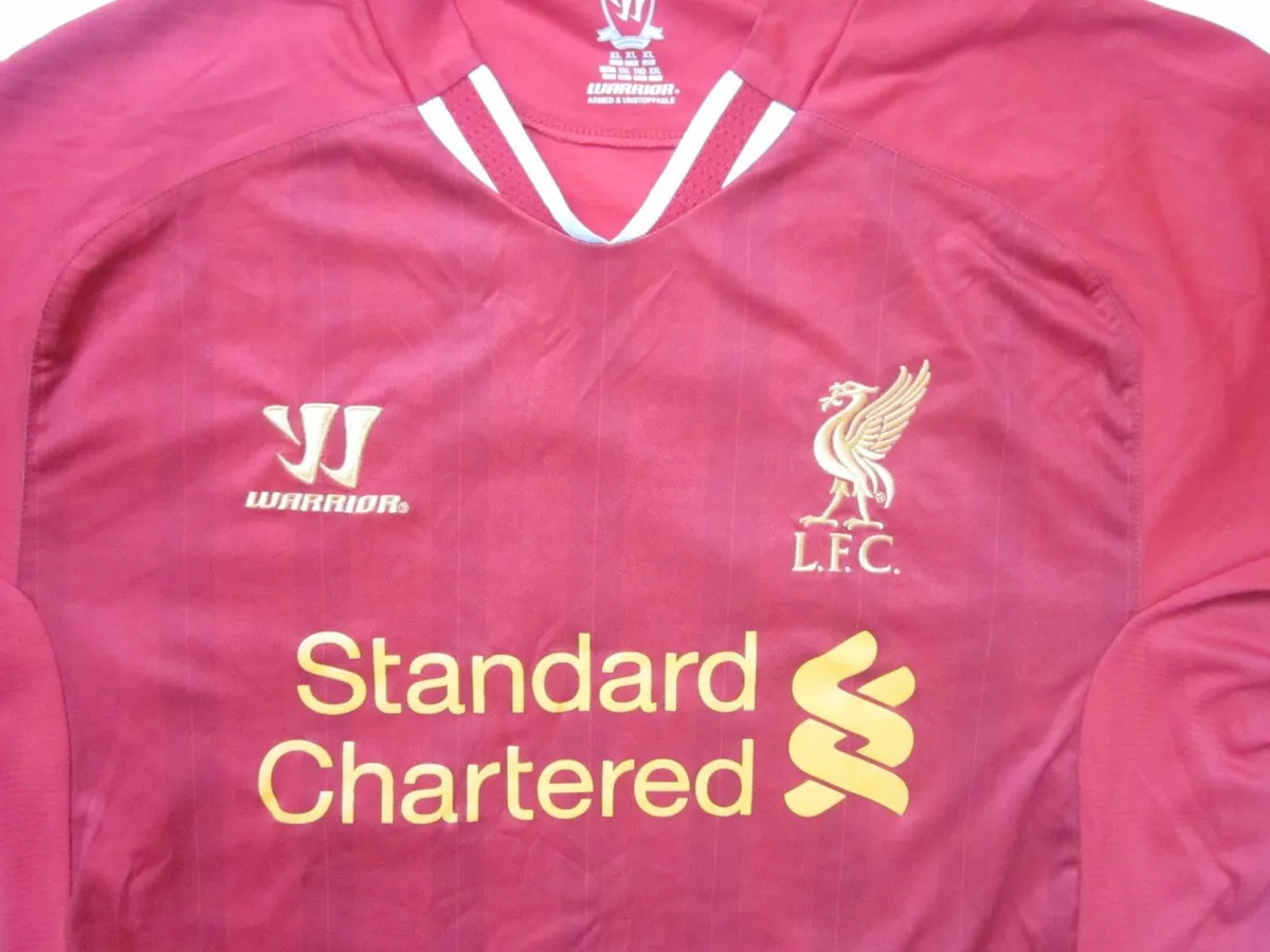 Liverpool FC Home Shirt Warrior  2013/14 XL - Image 4