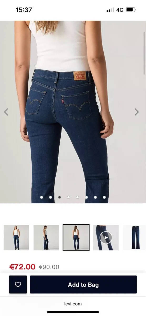 Women’s new Levi’s Jeans. 315 shaping 32/32 - Image 3