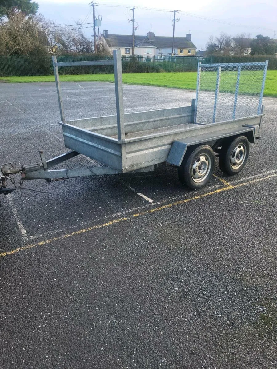 8'6x4'6 factory made trailer fully galvanised - Image 1