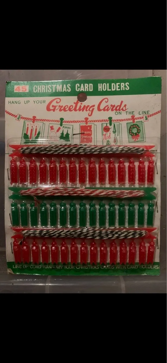 Christmas card holders