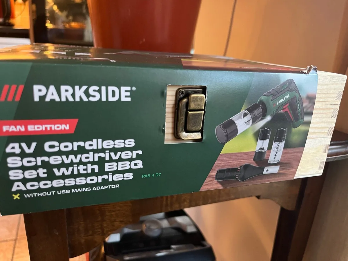 Parkside 4V Cordless Drill  with BBQ accessories - Image 3