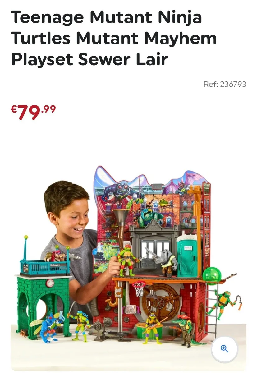 Teenage mutant ninja turtles playset and figures - Image 2