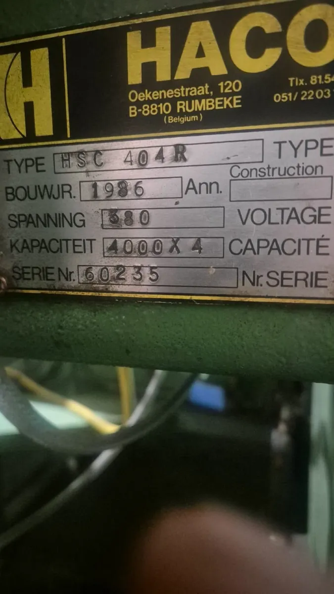 Haco 4Mtr x 4mm Guillotine - Image 4