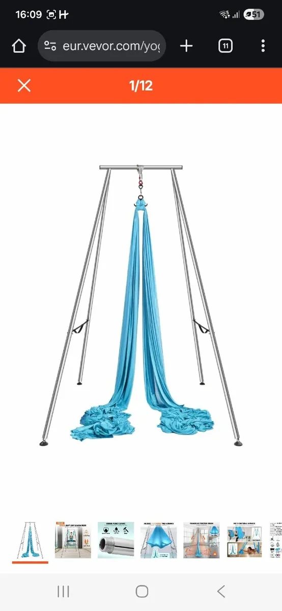 Aerial rig for silks hoop or yoga - Image 1