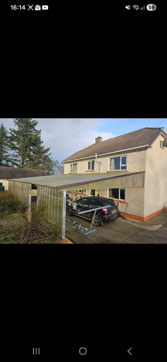 100% galvanised car port/shed - Image 3