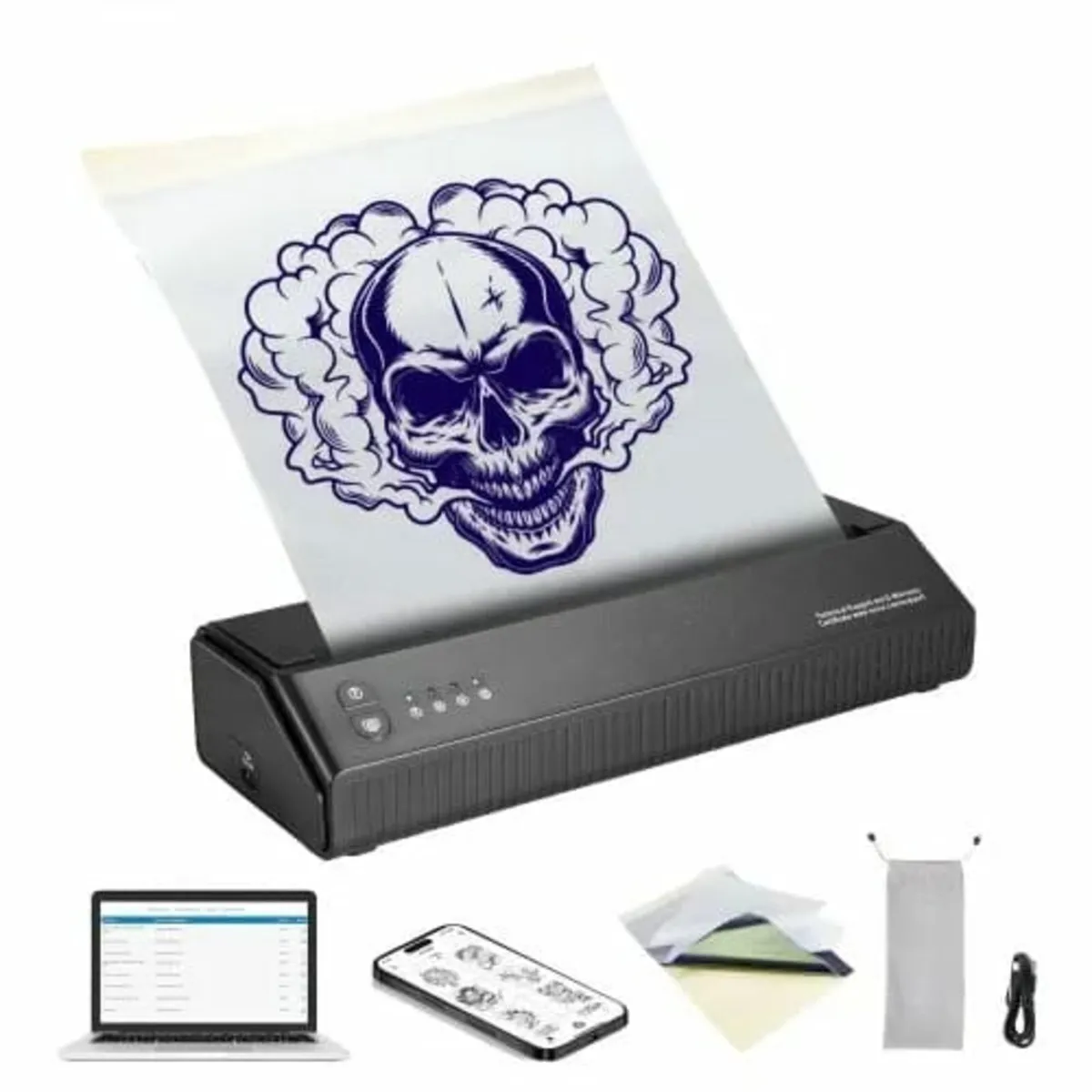 Tattoo Transfer Stencil Printer, Wireless Bluetoot - Image 1