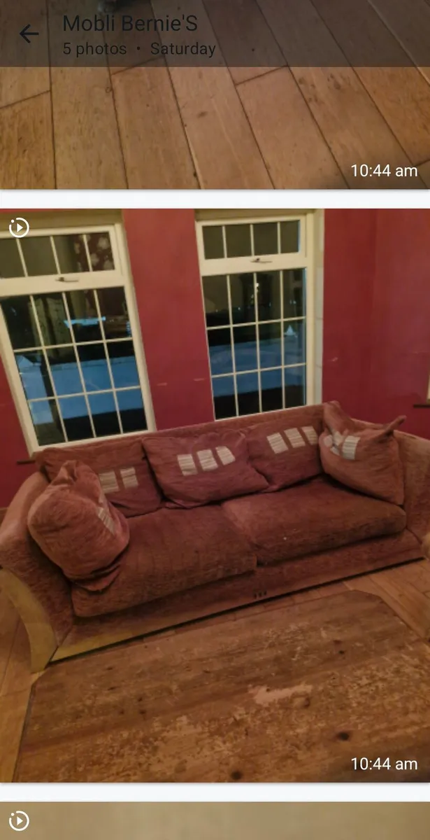 A 3 seater + 2 seater couch +coffee table - Image 1