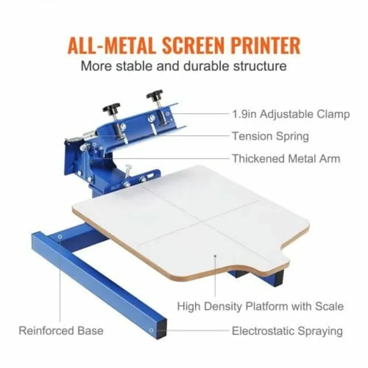 Screen Printing Machine, 1 Color 1 Station Silk Sc - Image 4