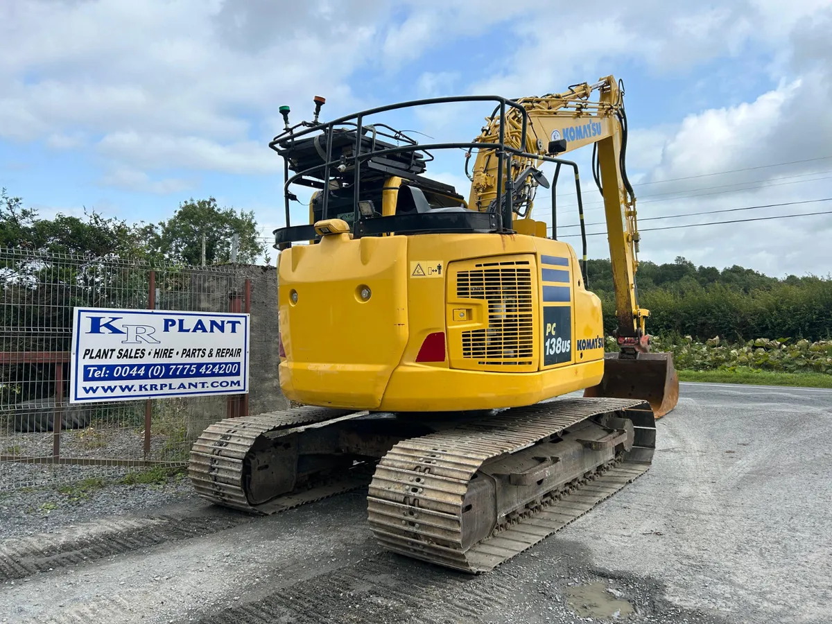 Komatsu PC138US-11 with extra counterweight - Image 3