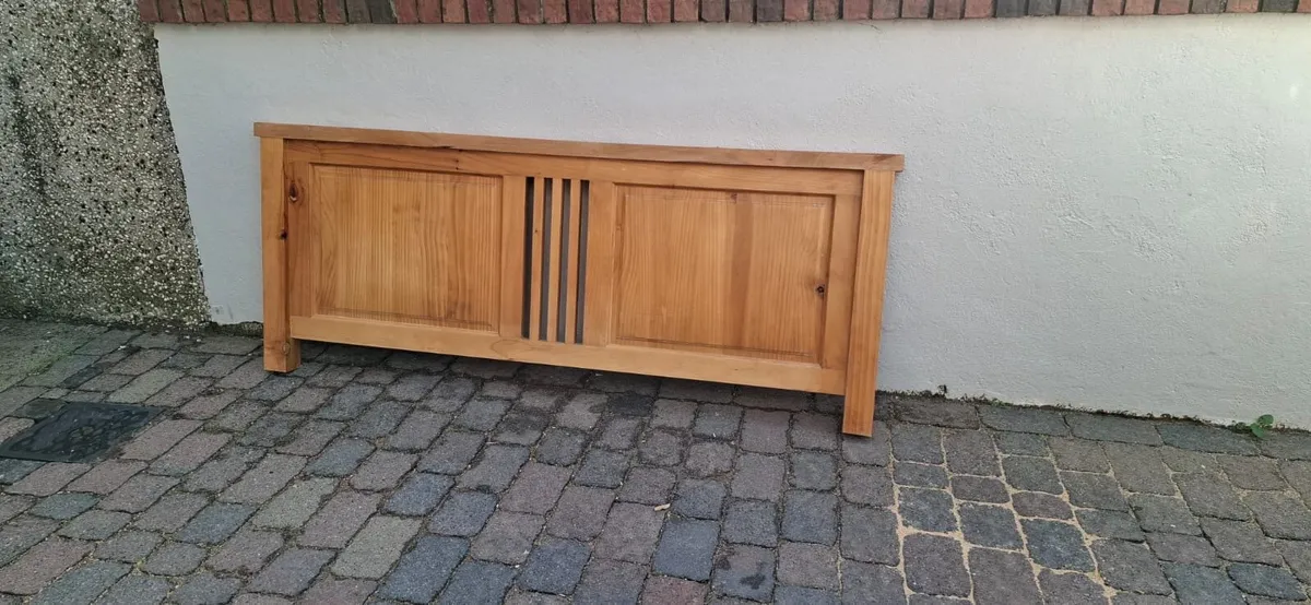 Solid Pine timber/headboard super king width