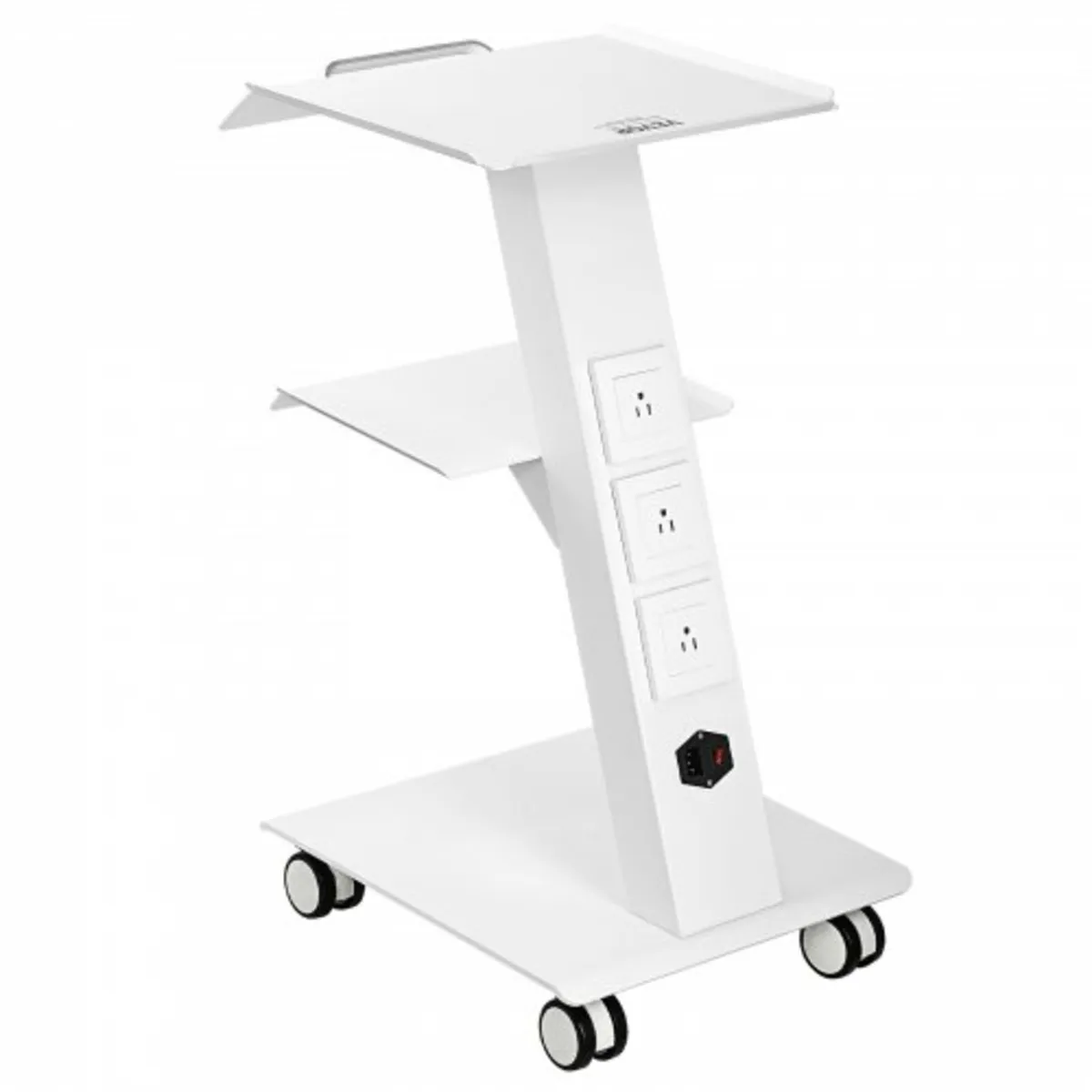 Lab Trolley, Rolling Lab Cart with Built-in Socket - Image 1