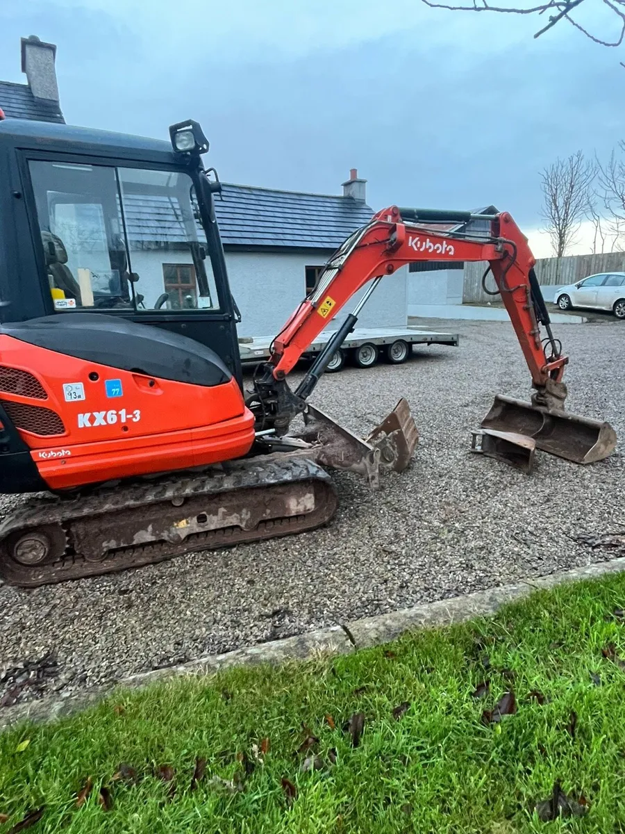 2017 KX61-3 kubota digger - Image 2