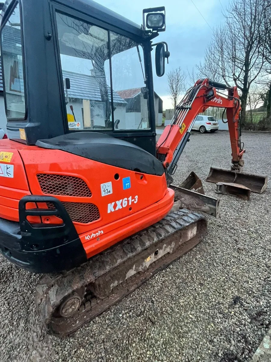 2017 KX61-3 kubota digger - Image 3