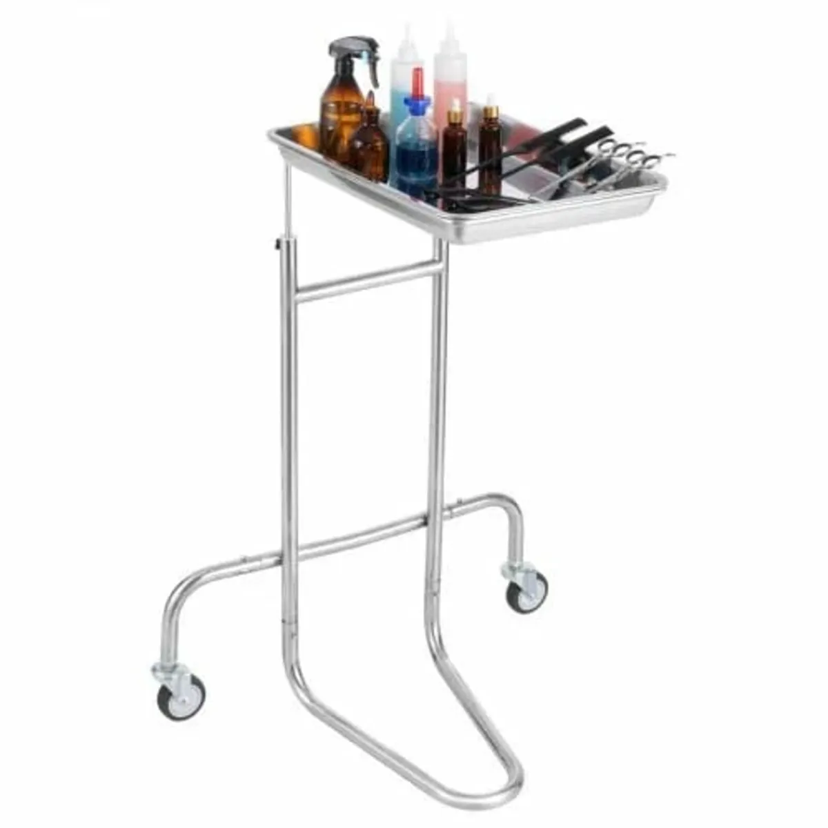 Stainless Steel Lab Carts, Lab Utility Cart with S - Image 1