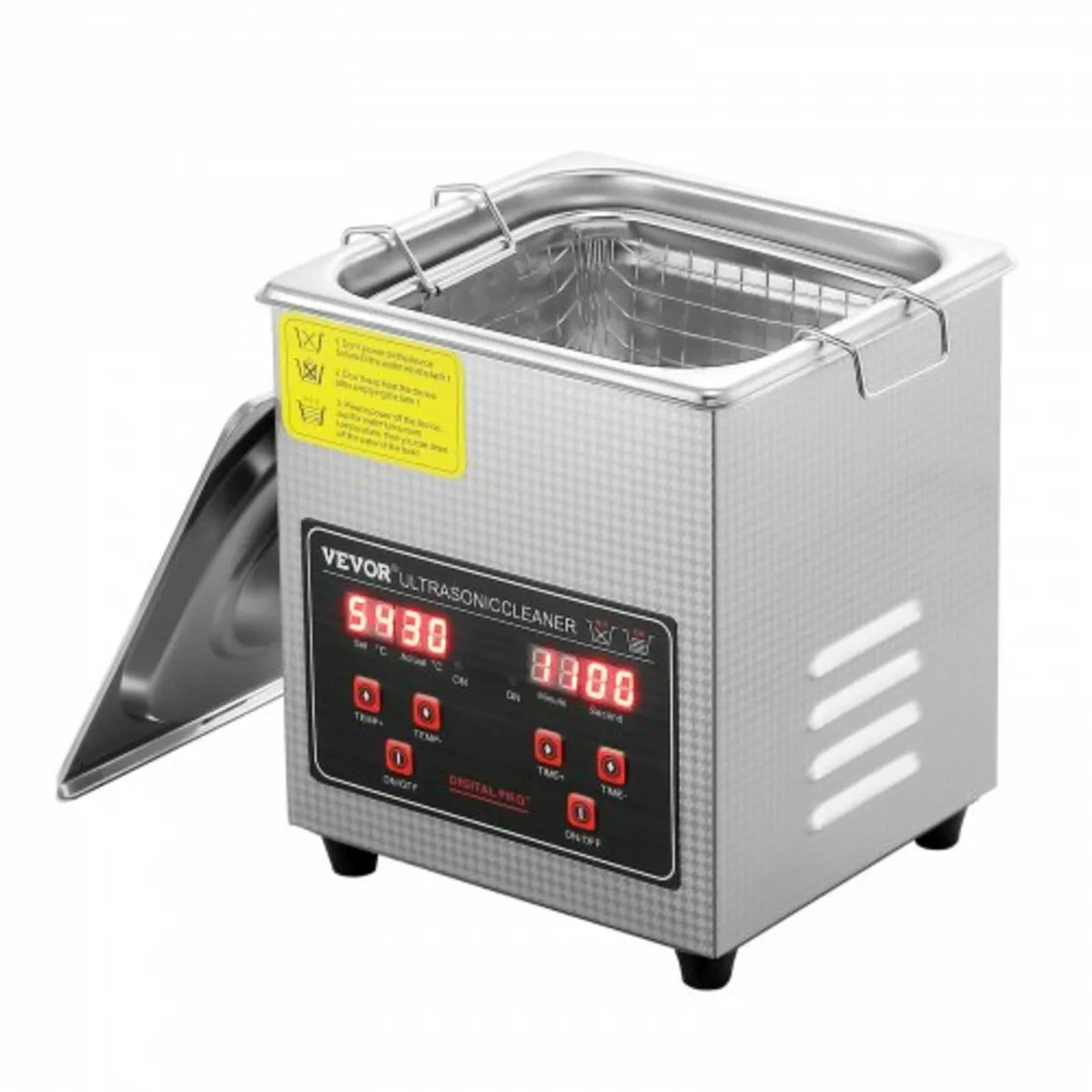 Ultrasonic Cleaner with Digital Timer & Heater, Pr - Image 1