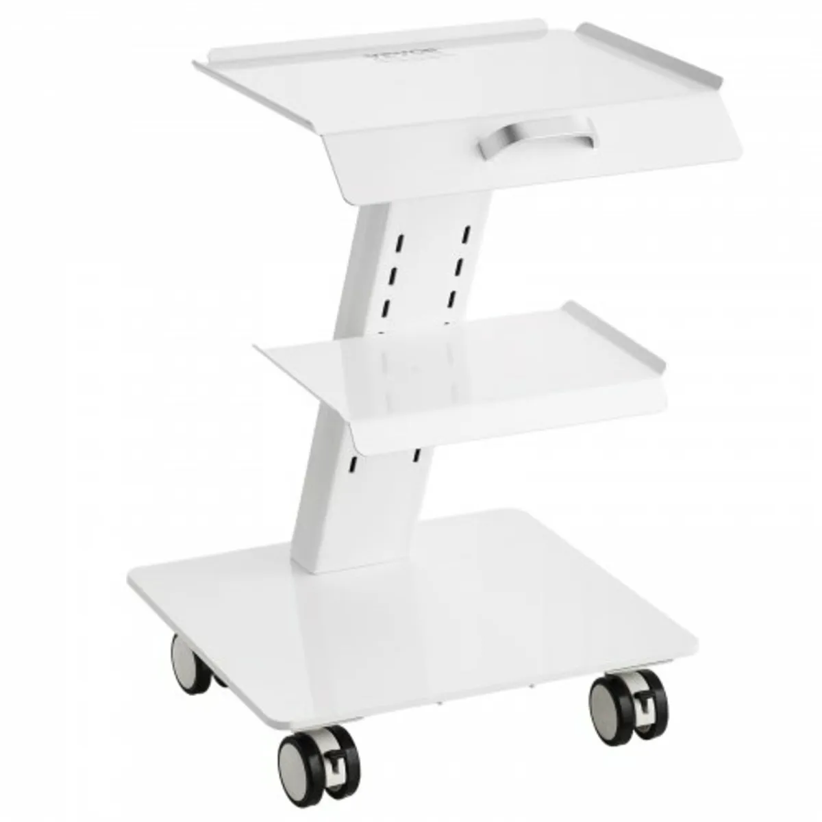 Lab Trolley, 3-Layer Rolling Lab Cart, Metal Mobil - Image 1