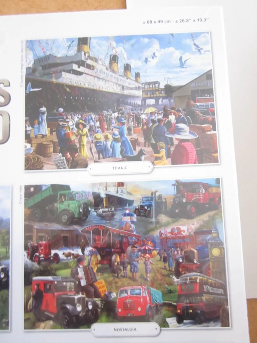 New King Classic Collection 5 Puzzles 1,000 - Image 3