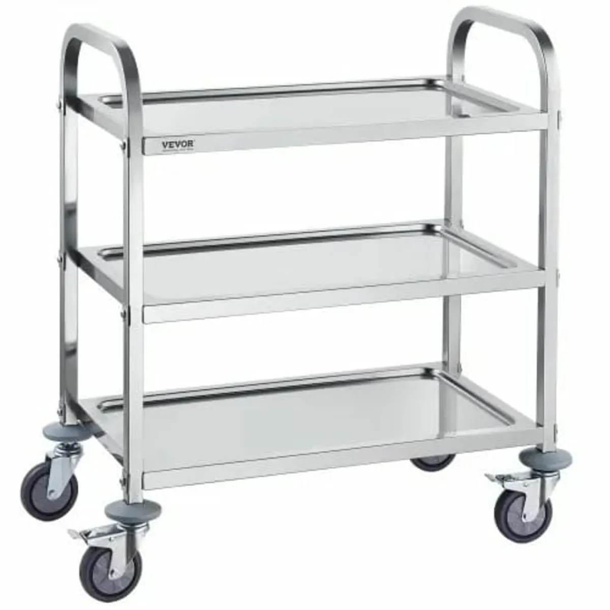 Stainless Steel Cart, 3 Layers Lab Utility Cart 18 - Image 1