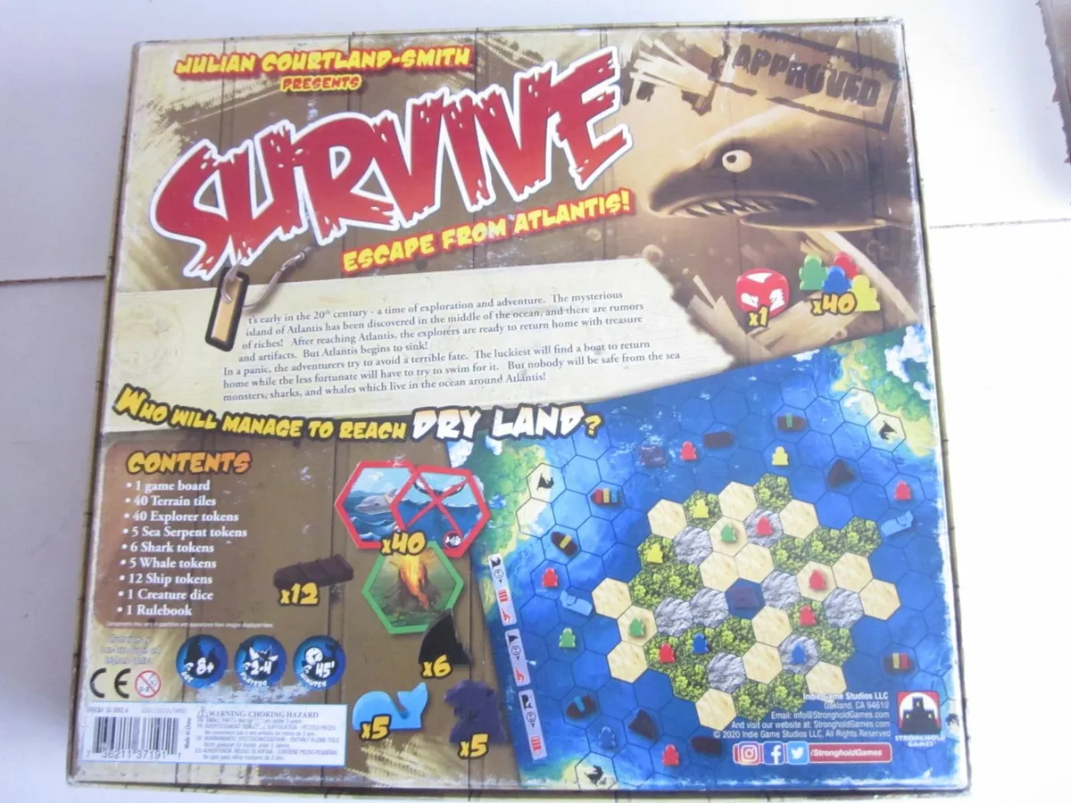 Survive Escape from Atlantis Board Game- - Image 2