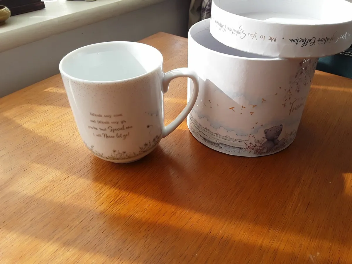Ceramic mug gift set    inscription true friends - Image 1