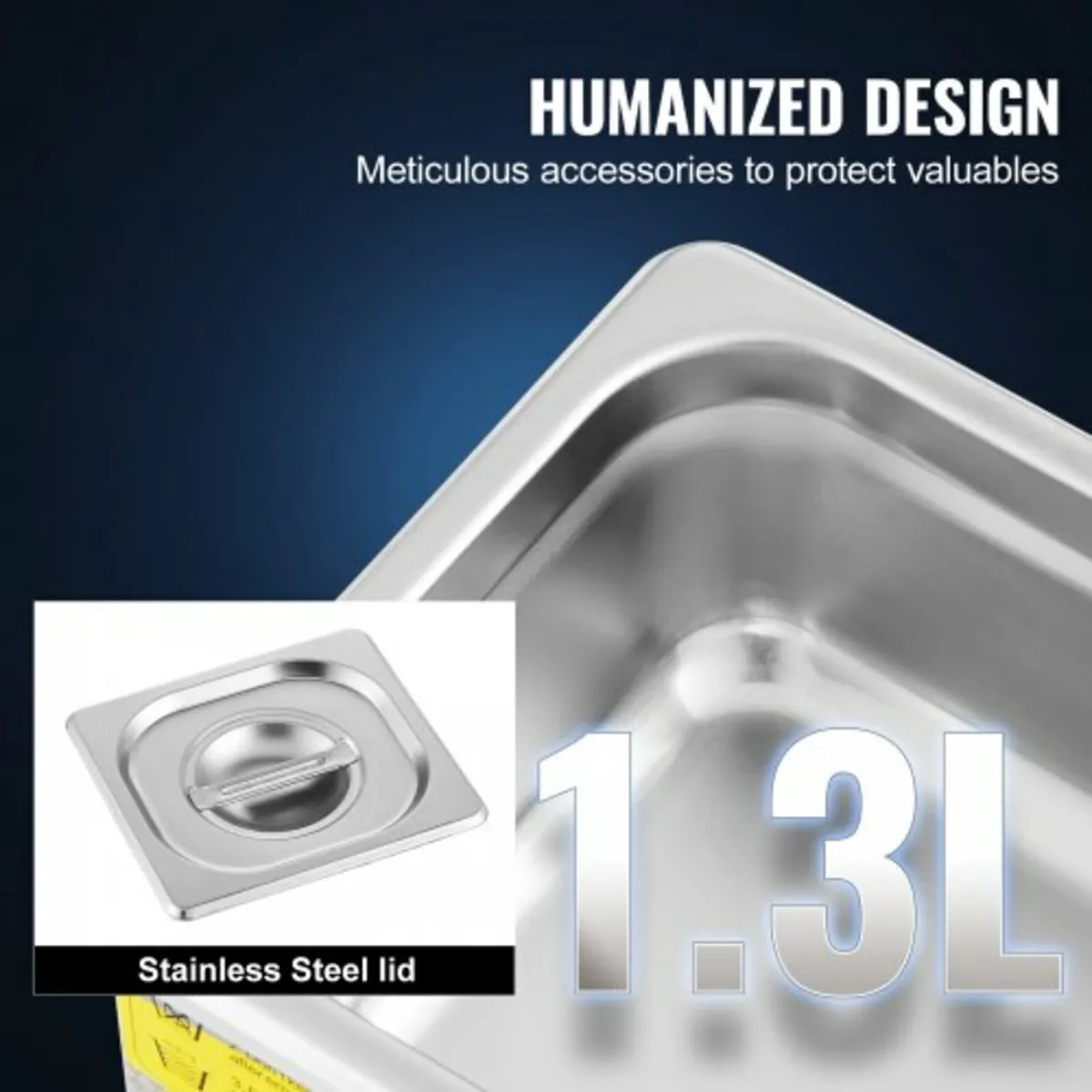 Professional Ultrasonic Cleaner, 0.3 L Ultrasonic - Image 2