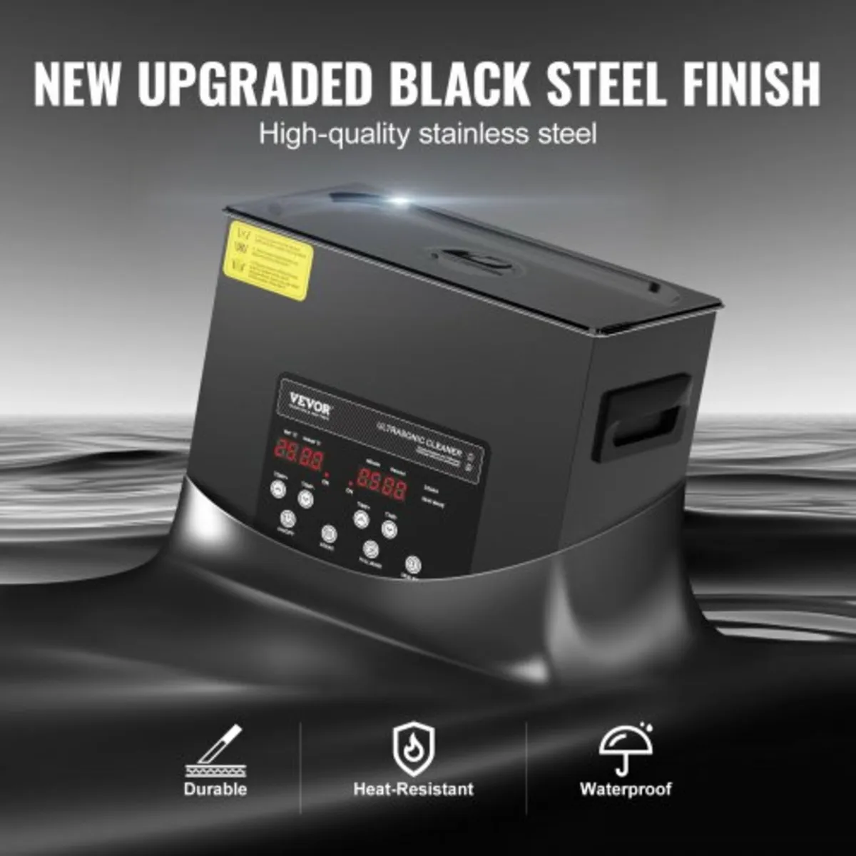 6L Ultra Sonic Cleaner, 180W Digital Ultrasonic Cl - Image 3