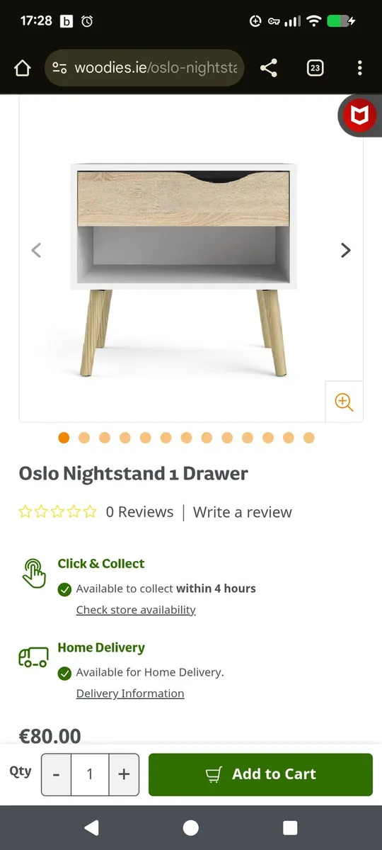 Flat packed bedside lockers