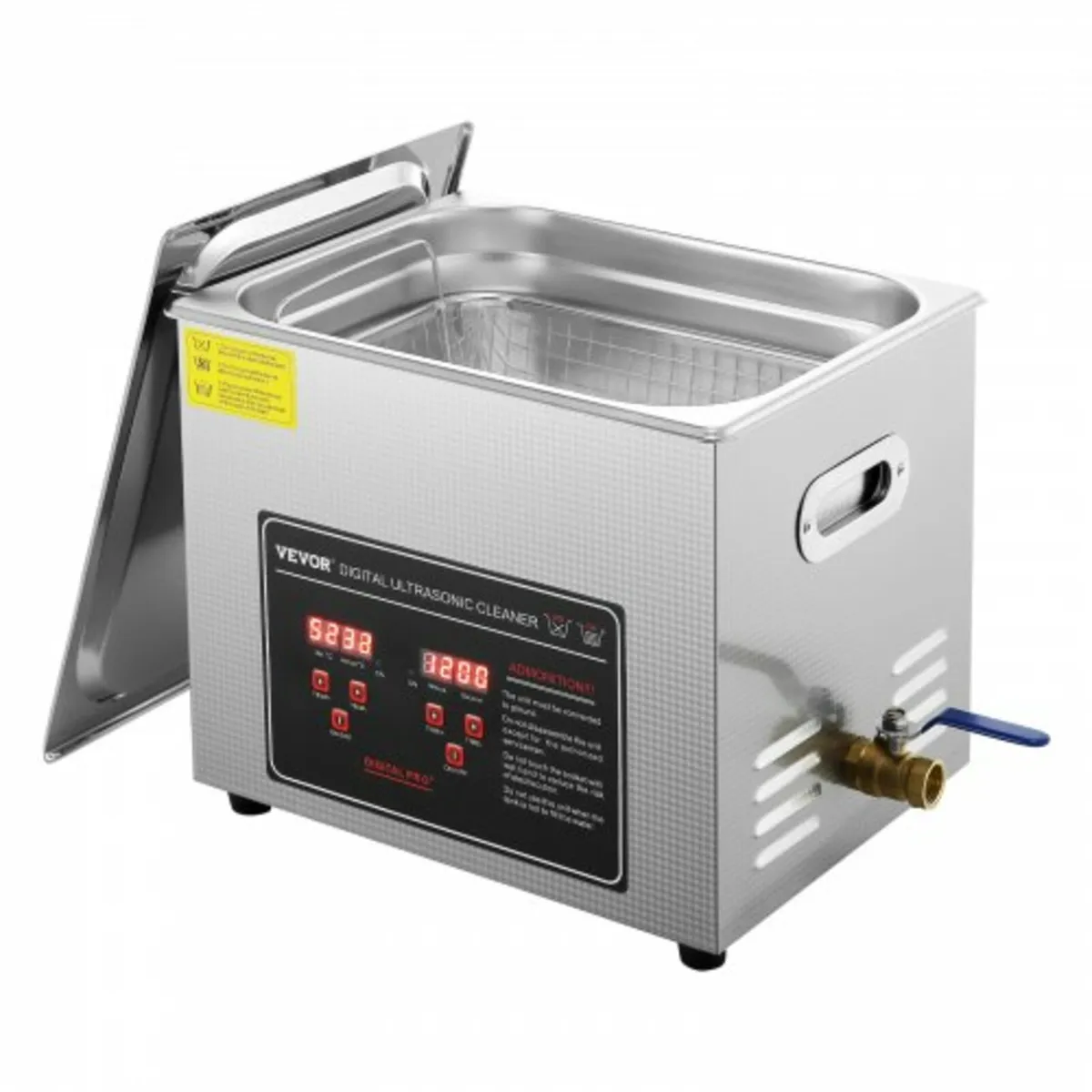 Ultrasonic Cleaner with Digital Timer & Heater, Pr - Image 1