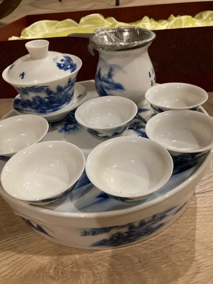 New Chinese Porcelain Tea Set - Image 2