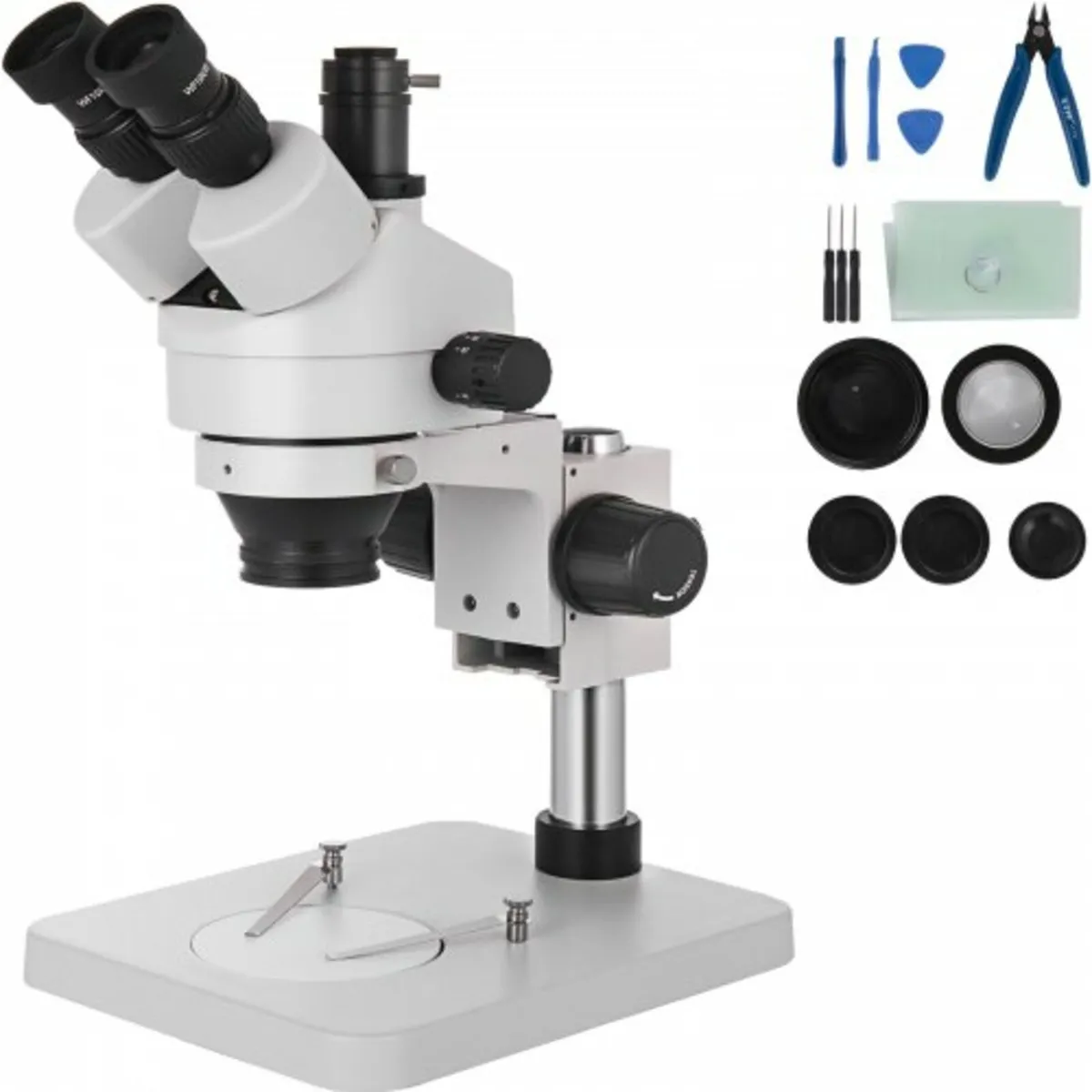3.5X-90X Stereo Microscope 360°Swiveling Trinocula - Image 1