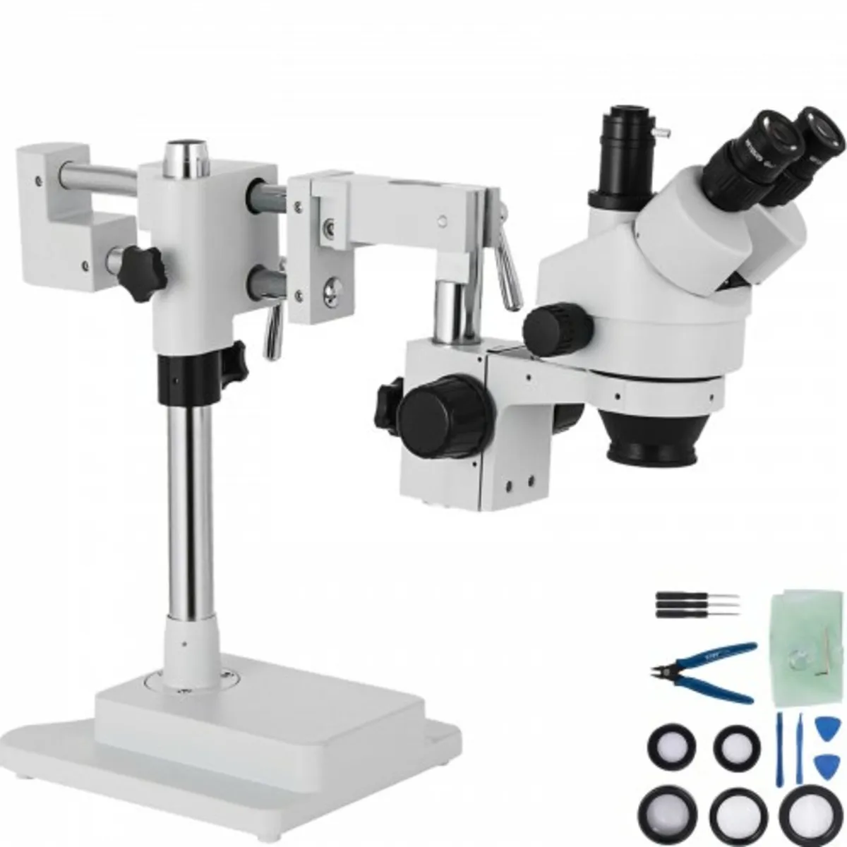 3.5X-90X Simul-Focal Stereo Microscope 360°Swiveli - Image 1