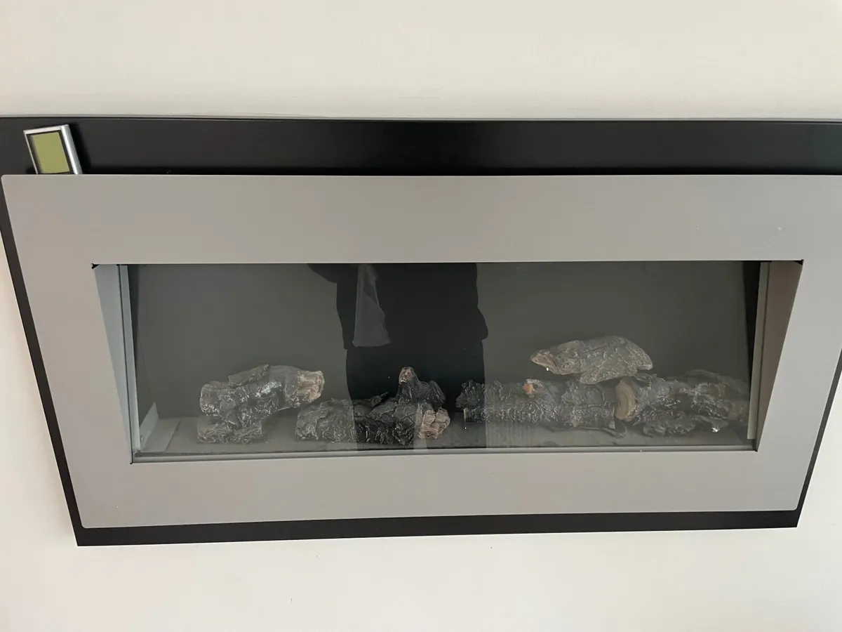 Wall mounted Electric wood effect inset fire - Image 3