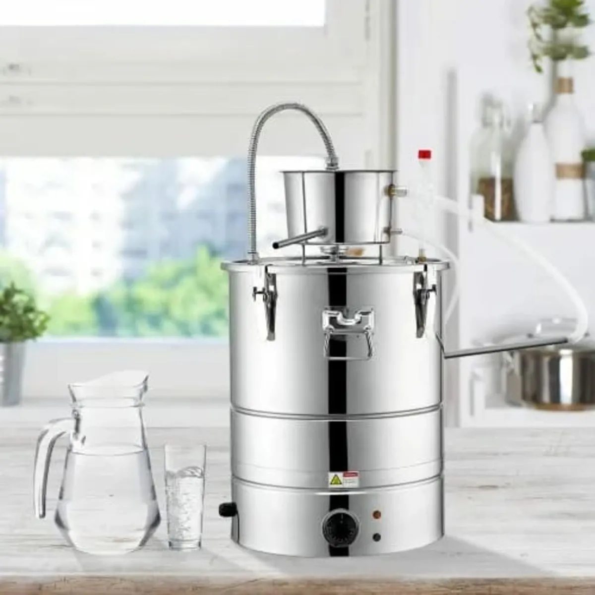 Essential Oil Still Water Distiller 49.2L with Thu - Image 1