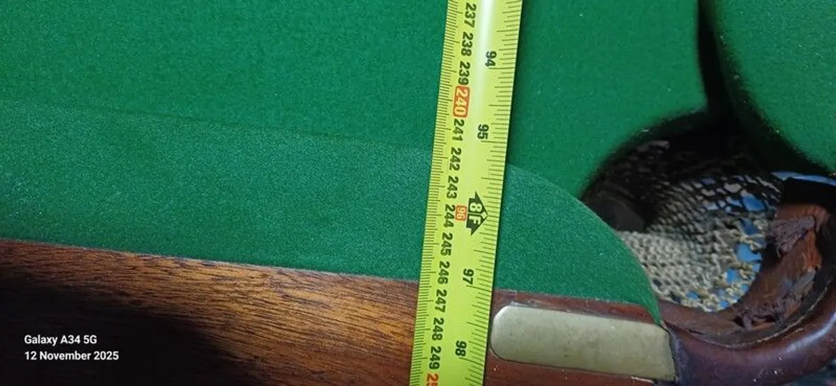 8' X 4' snooker / pool table - slate base - Image 4