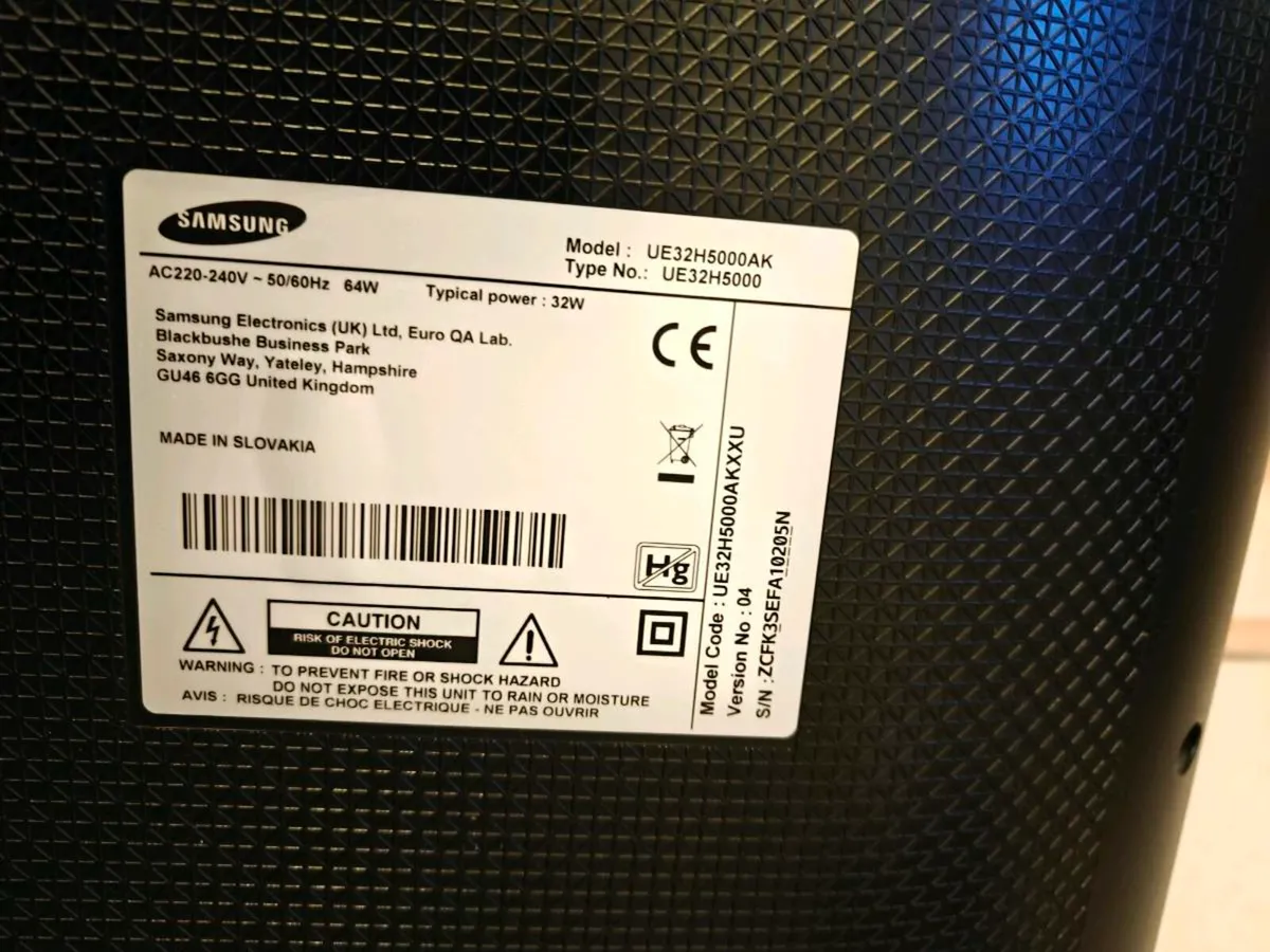 Samsung 32 inch TV - Image 1