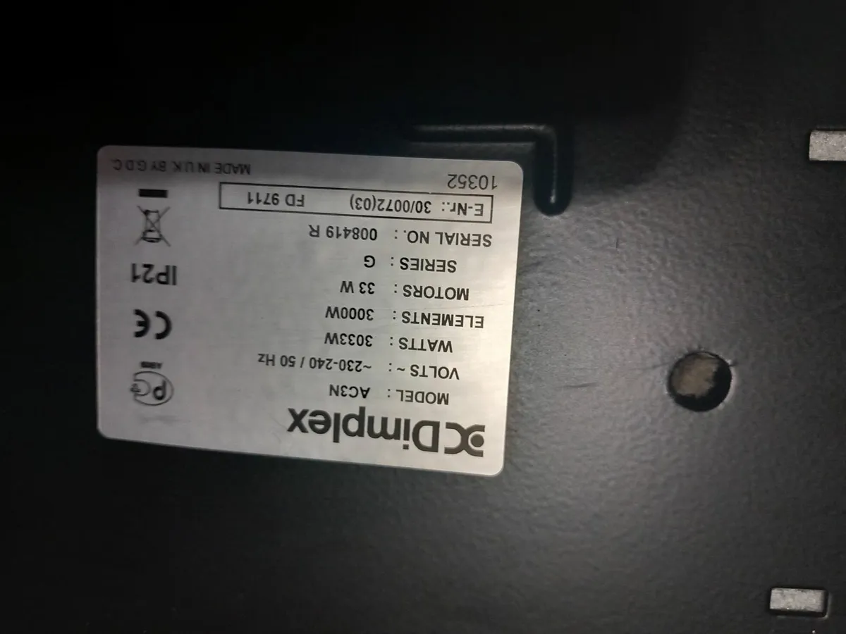 Mounted air wall heaters - Image 1