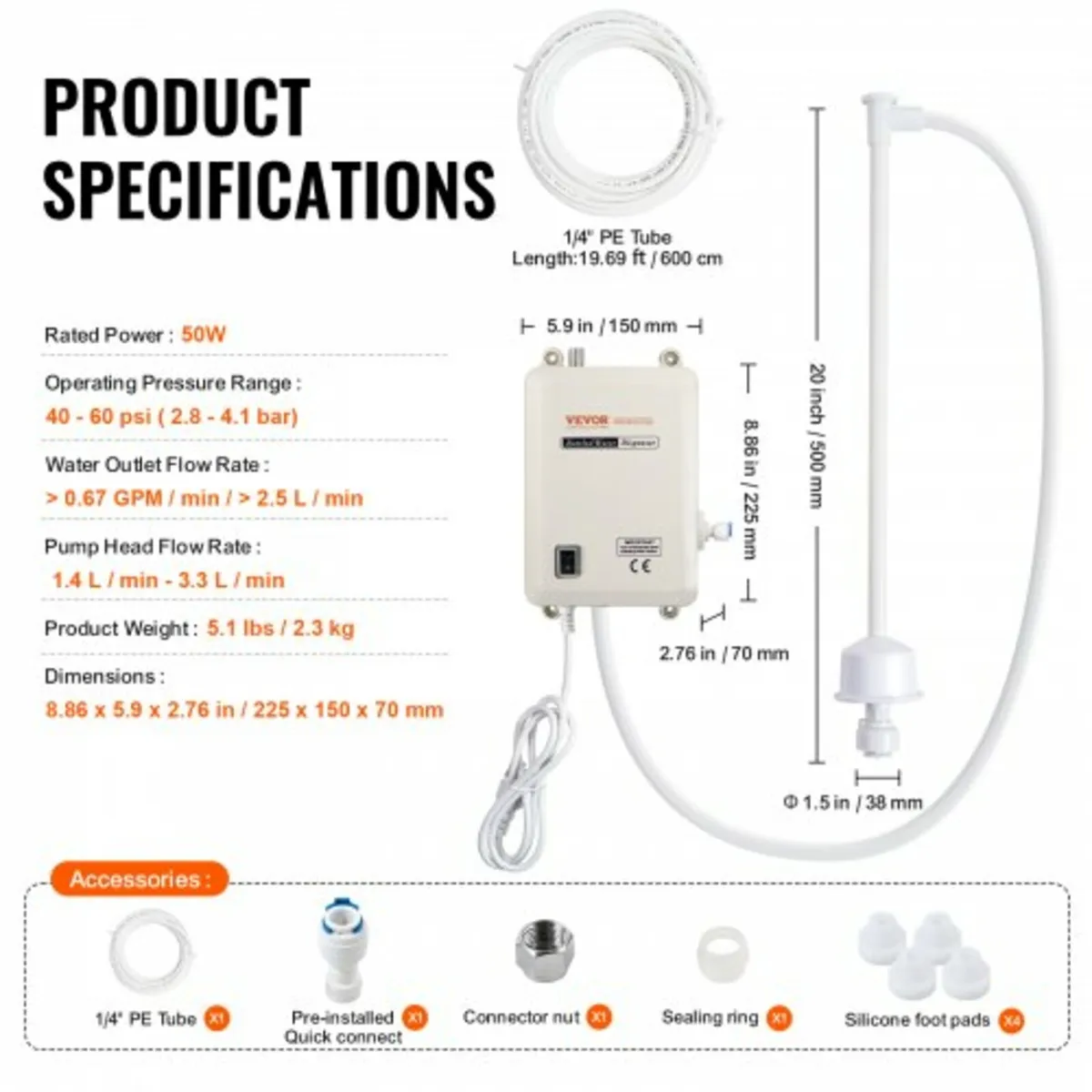 Bottled Water Dispenser Pump System, 5 Gallon/18.9 - Image 2