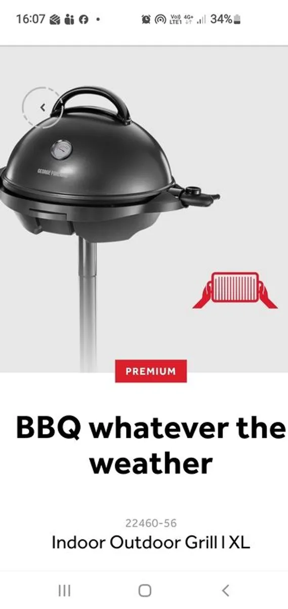 George Foreman XL Grill - Image 1