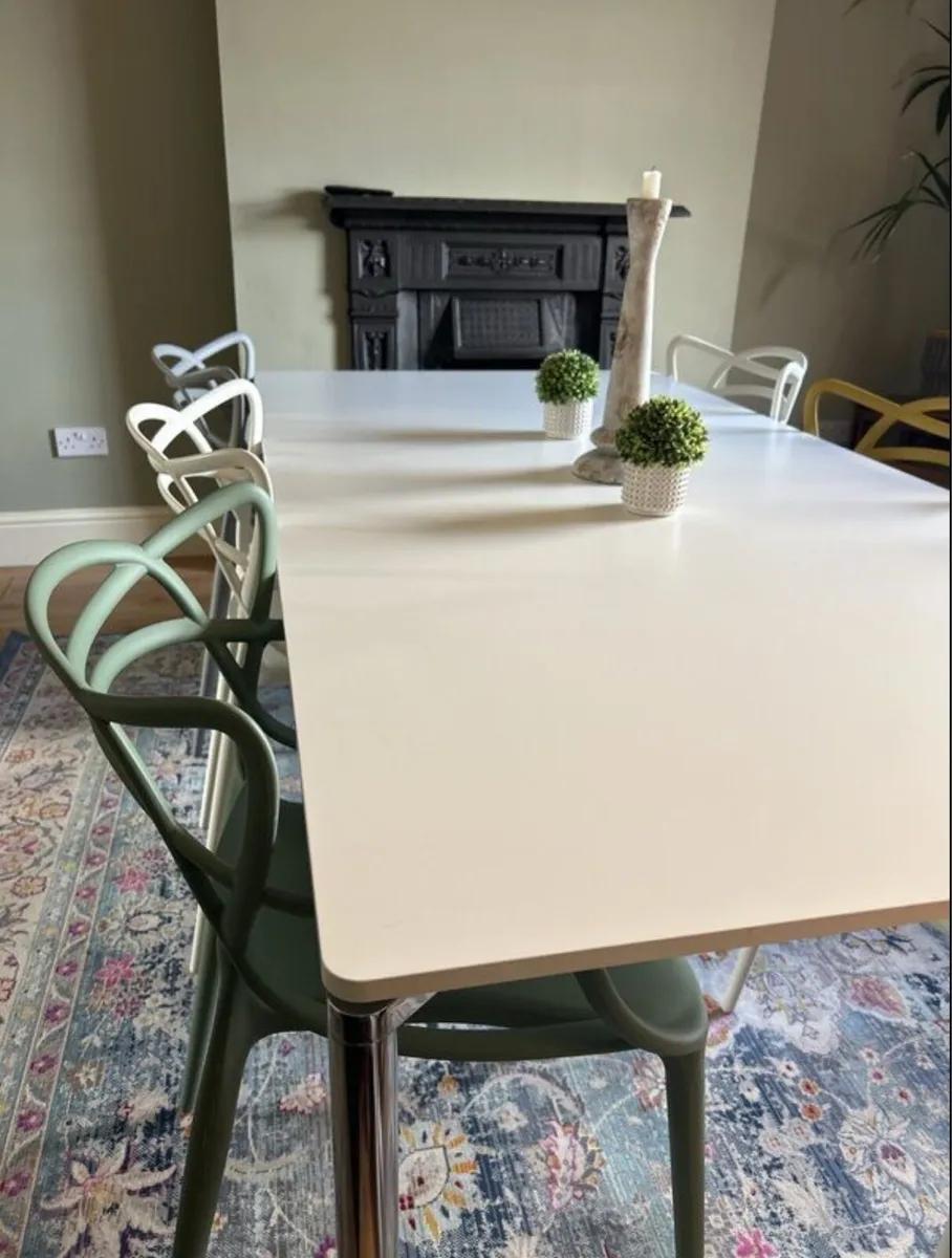 LARGE FRITZ HANSEN DINING TABLE - Image 3