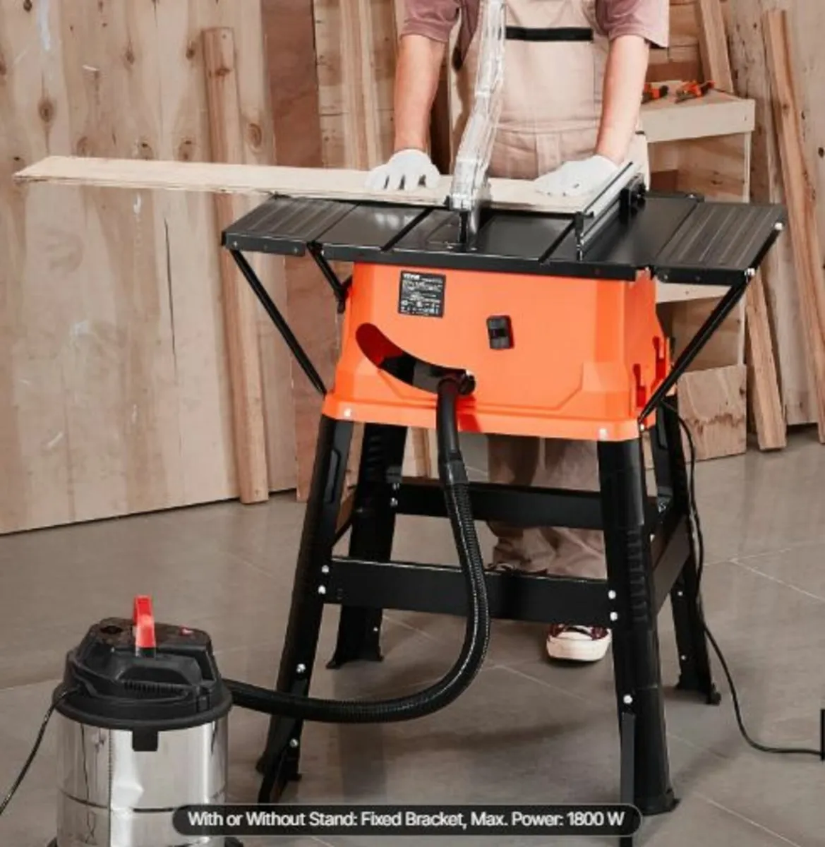Table Saw with Stand,254 mm,1800W Portable Compact - Image 4
