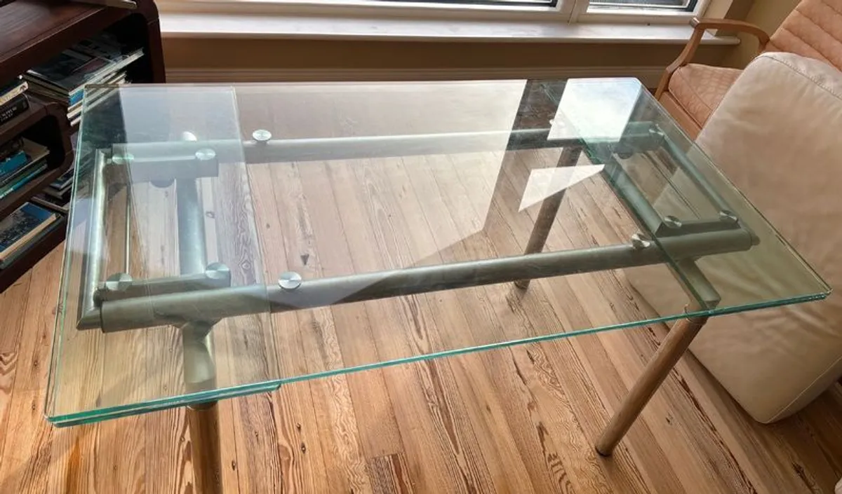 Glass kitchen table - Extendable - Image 4