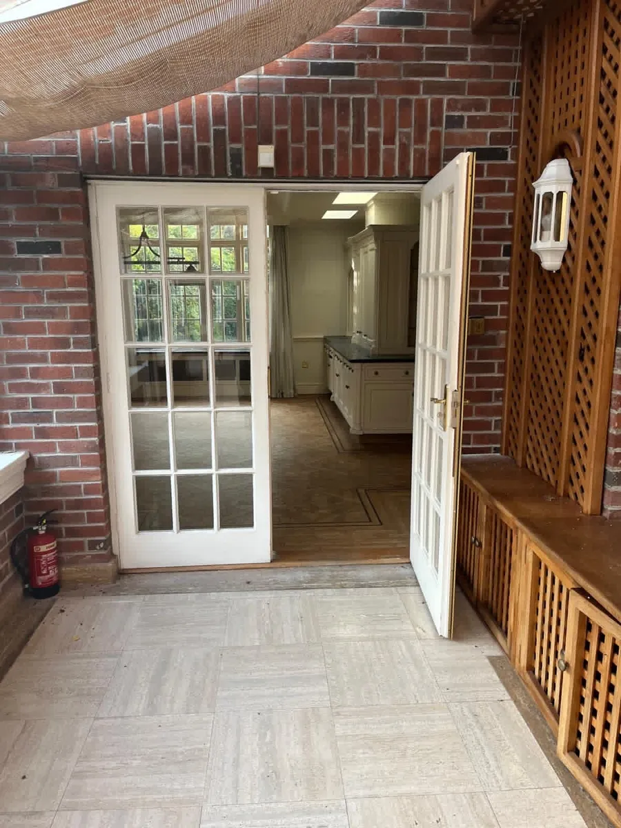 White Double French doors x2 sets - Image 2