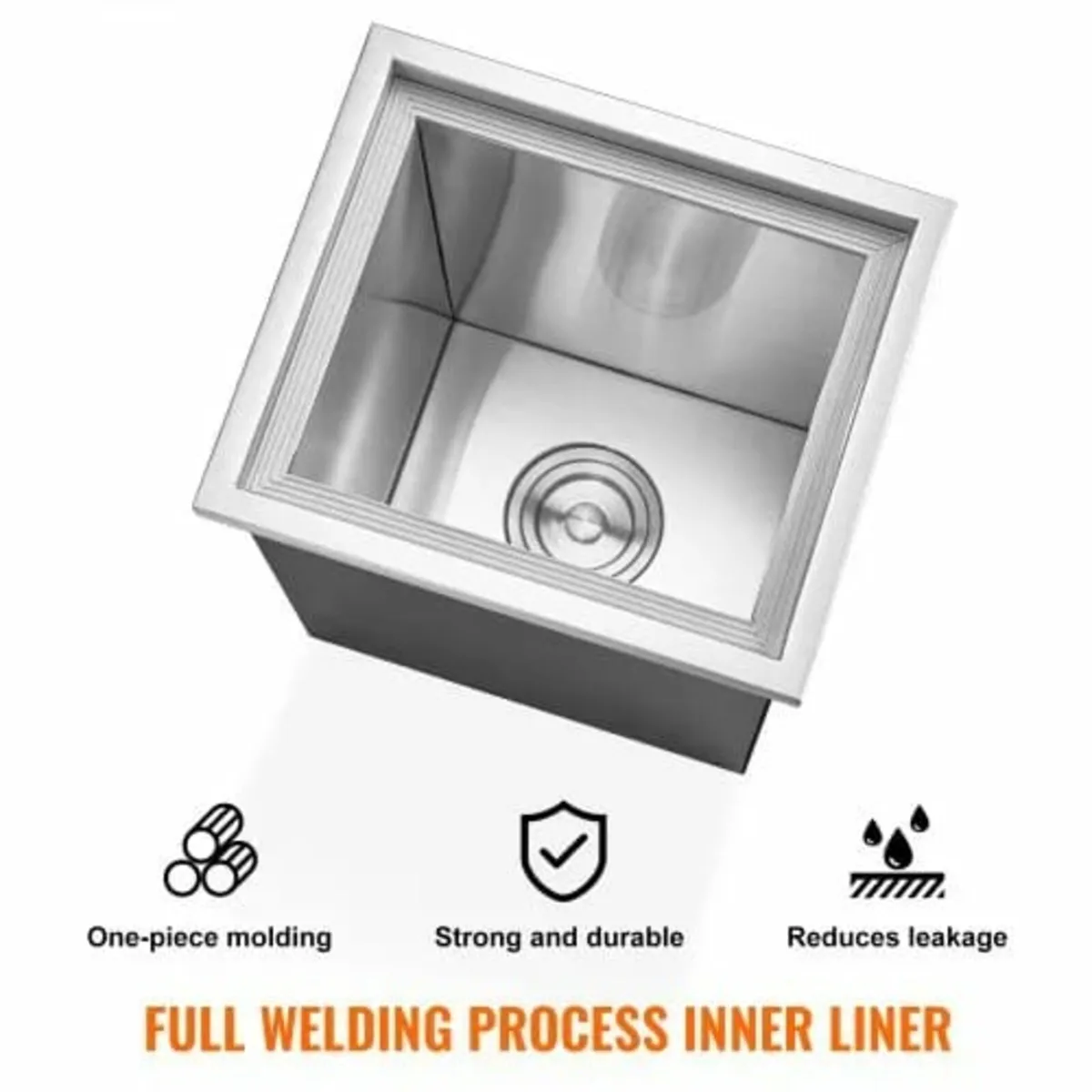 Drop in Ice Chest, 14"L x 12"W x 18"H Stainless St - Image 3