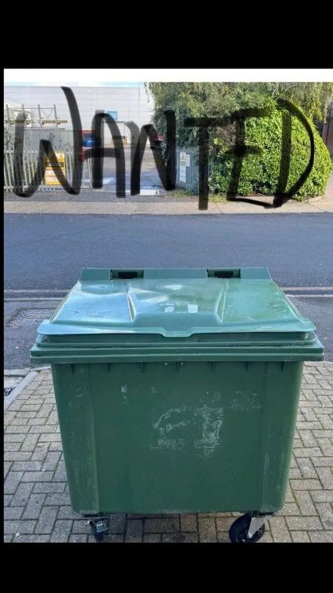 Wheelie Bin . 1100litre - Image 2