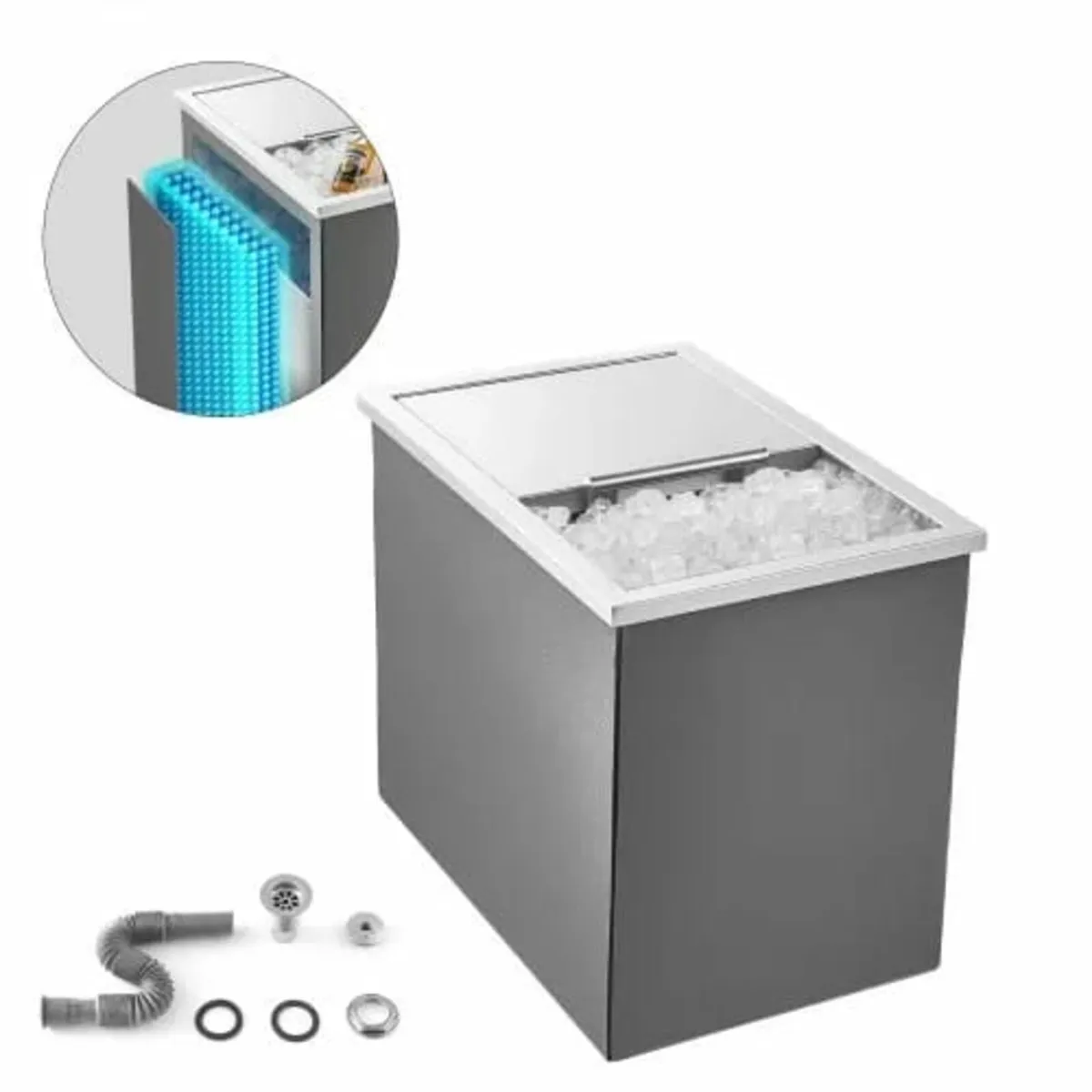 Drop in Ice Chest, 18"L x 12"W x 15"H (455 x 305 x - Image 1